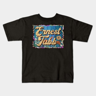 Retro Ernest Name Flowers Limited Edition Proud Classic Styles Kids T-Shirt